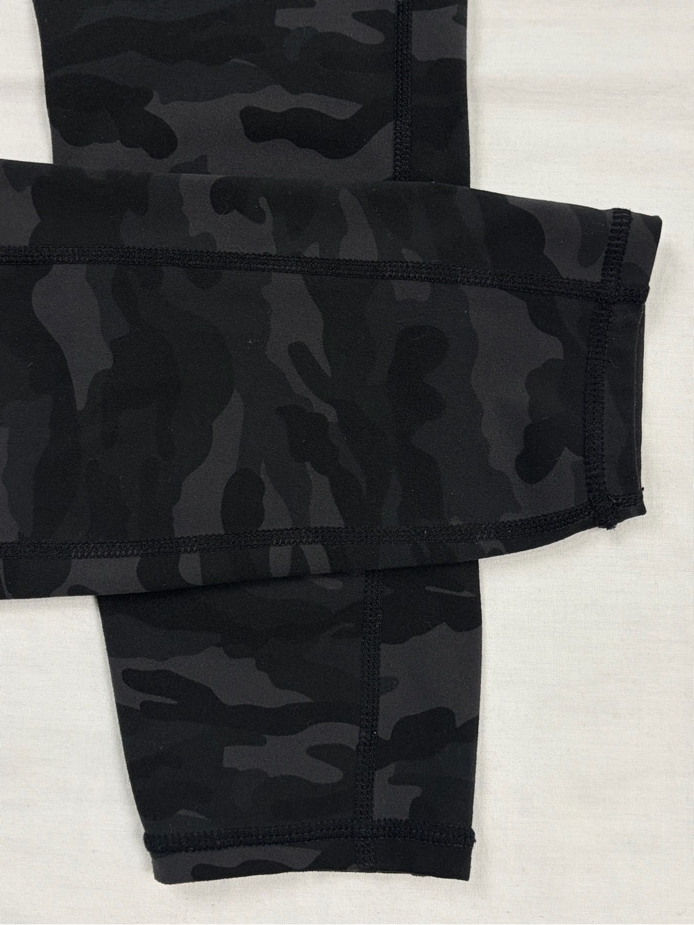 Colorfulkoala Black Dark Gray Camo High Waisted Leggings Side Pockets S - Picture 5 of 10